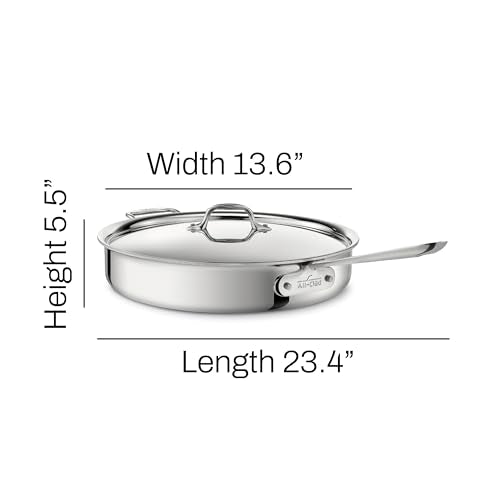 6 Quart Stainless Steel Sauté Pan Y395357