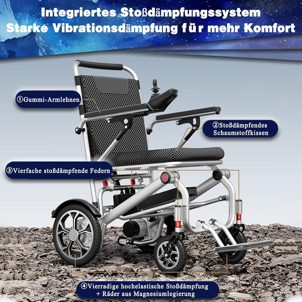 Lightweight Foldable Electric Wheelchair R75008