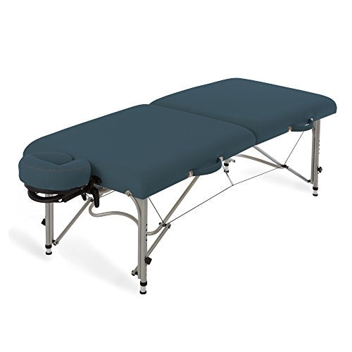 Portable Massage Table Ultra-Lightweight Aluminum Frame with Face Cradle & Carry Case (29lb) U409
