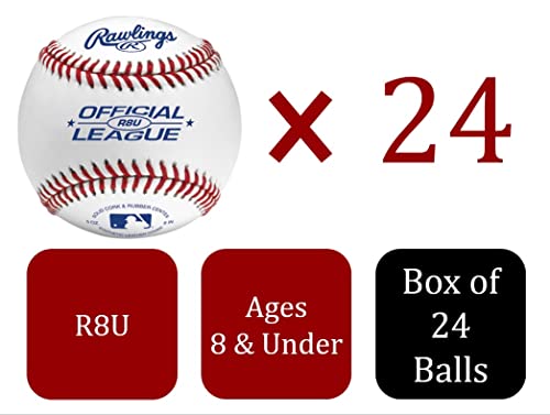 24 Count Official League Practice Baseballs K769