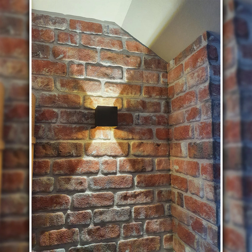 3D Wall Panels Brick Effect, Set of 10, Covers 53 sq ft R155
