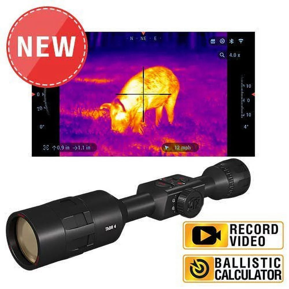 Restored ATN Thor 4 384 4.5-18x Thermal Rifle Scope P558