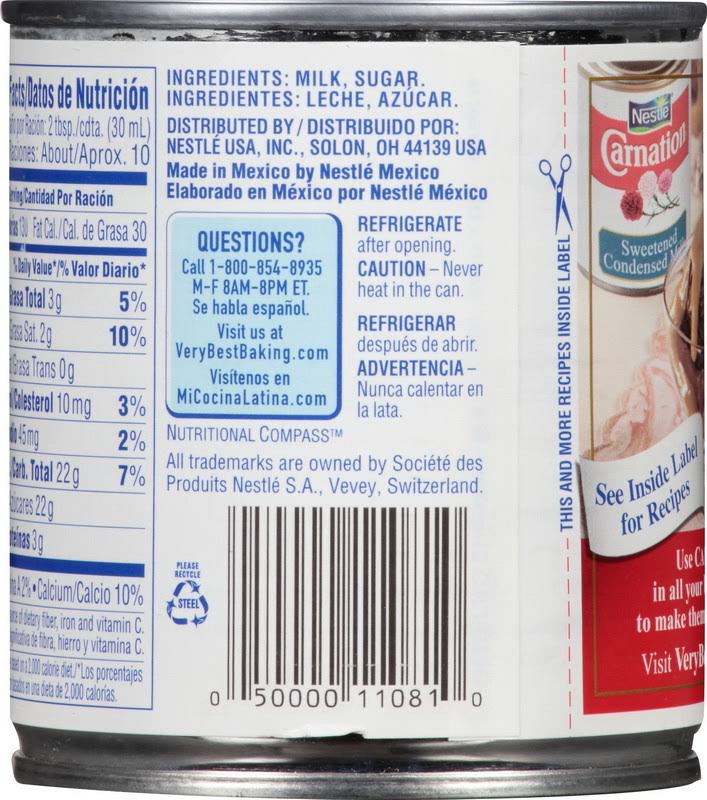 Sweetened Condensed Milk P3974