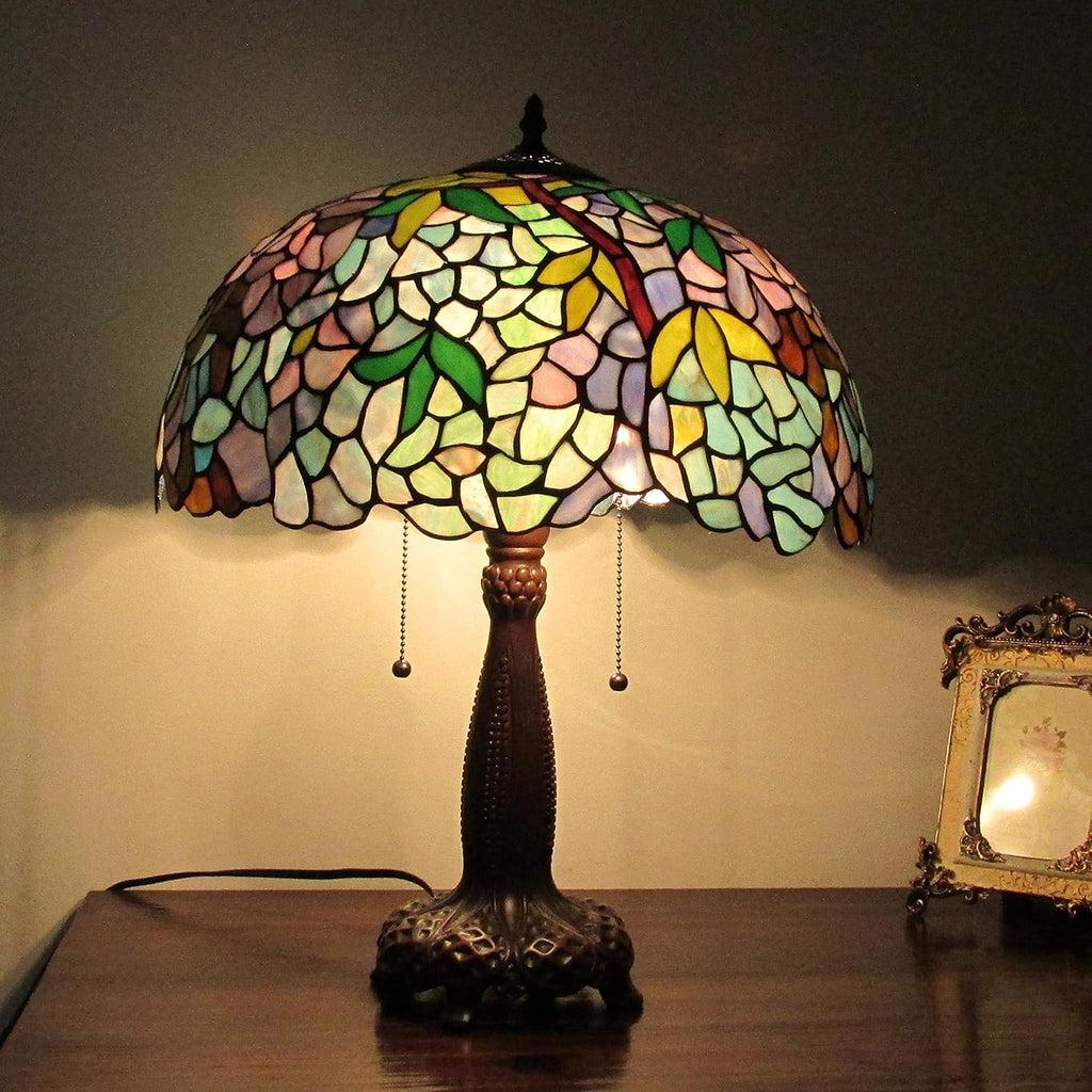 Tiffany-Style 2 Light Table Lamp 16" Shade A6569
