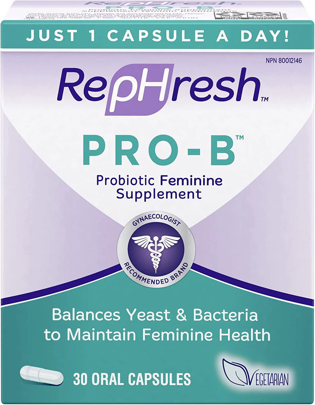 Probiotic Feminine Supplement, 30 ct N334375