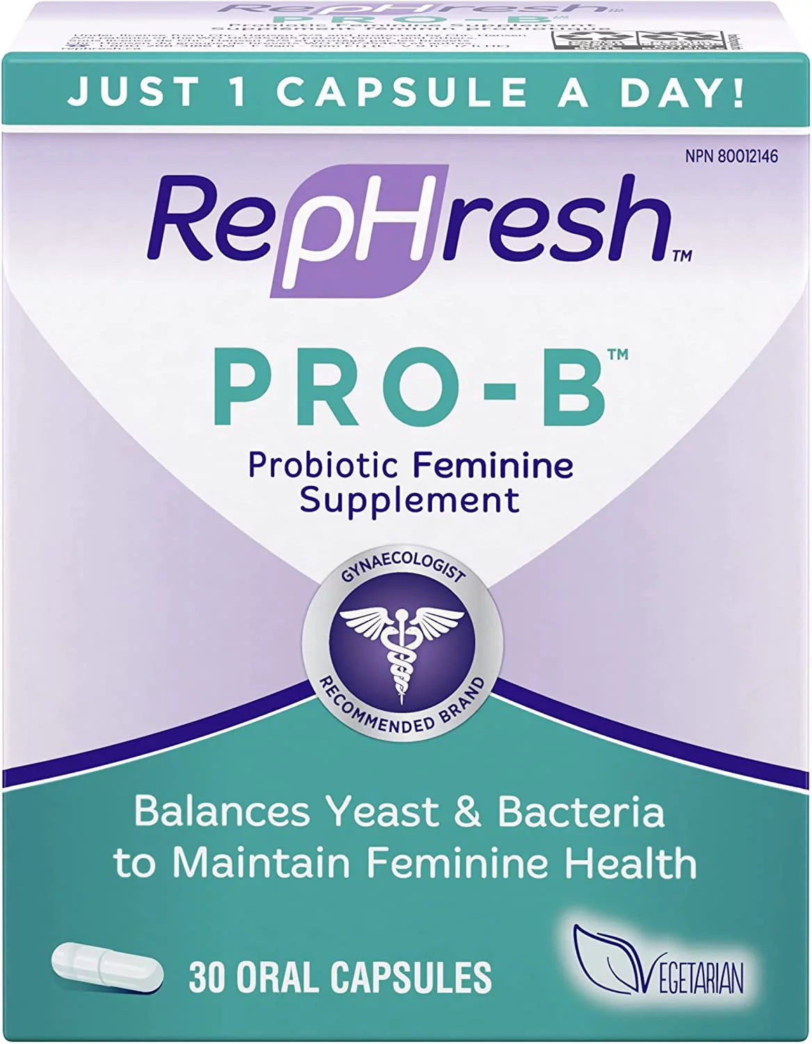 Probiotic Feminine Supplement, 30 ct N334375