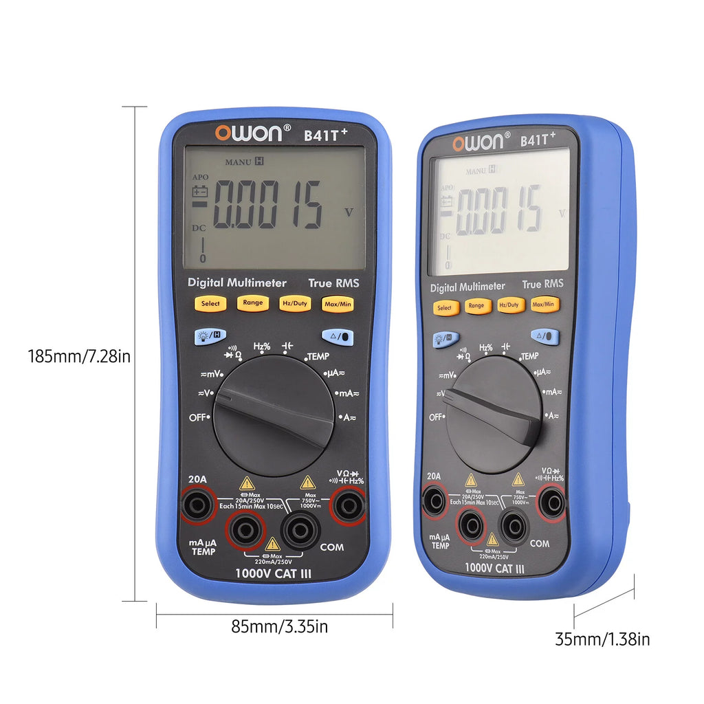 Digital BT Multimeter True RMS Auto-ranging 22000 Counts Electrical Tester W581879