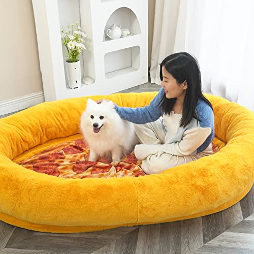 XXXXXXL Dog Bed with Matching Blanket B586