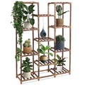 11-Tire Tall Wood Plant Stand L476037