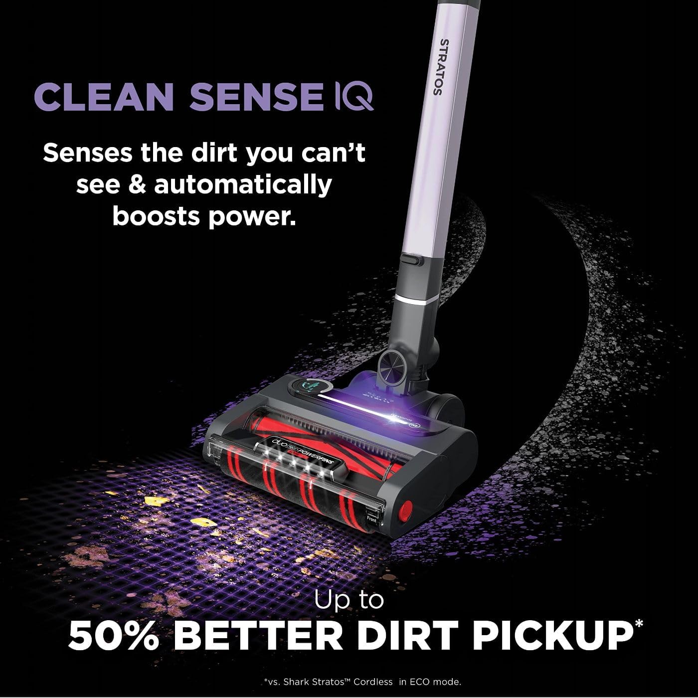 Cordless Vacuum with DuoClean PowerFins HairPro, Ash Purple F8098