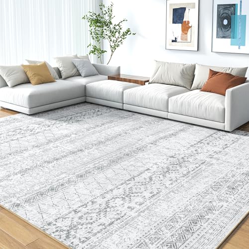 8x10 Machine Washable Non Slip Soft Indoor Rug D42417