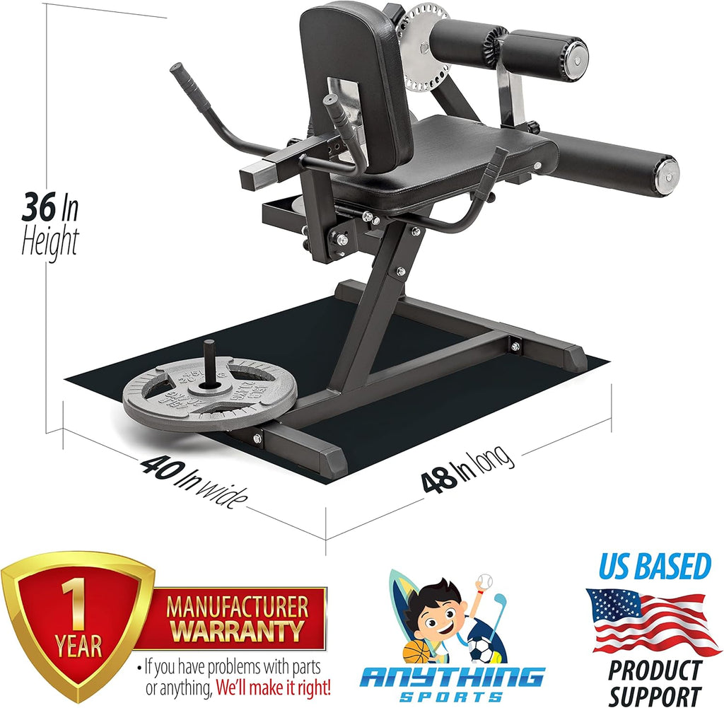 Heavy Duty Adjustable Leg Extension and Curl Machine G2147