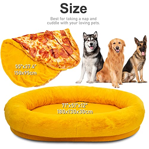XXXXXXL Dog Bed with Matching Blanket B586