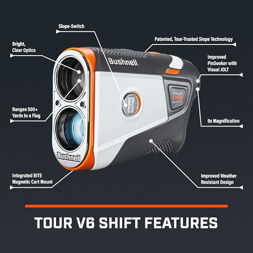 Laser Rangefinder with Slope Switch, 1300 Yard Range 6X Magnification H38807