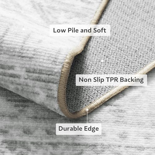 8x10 Machine Washable Non Slip Soft Indoor Rug D42417