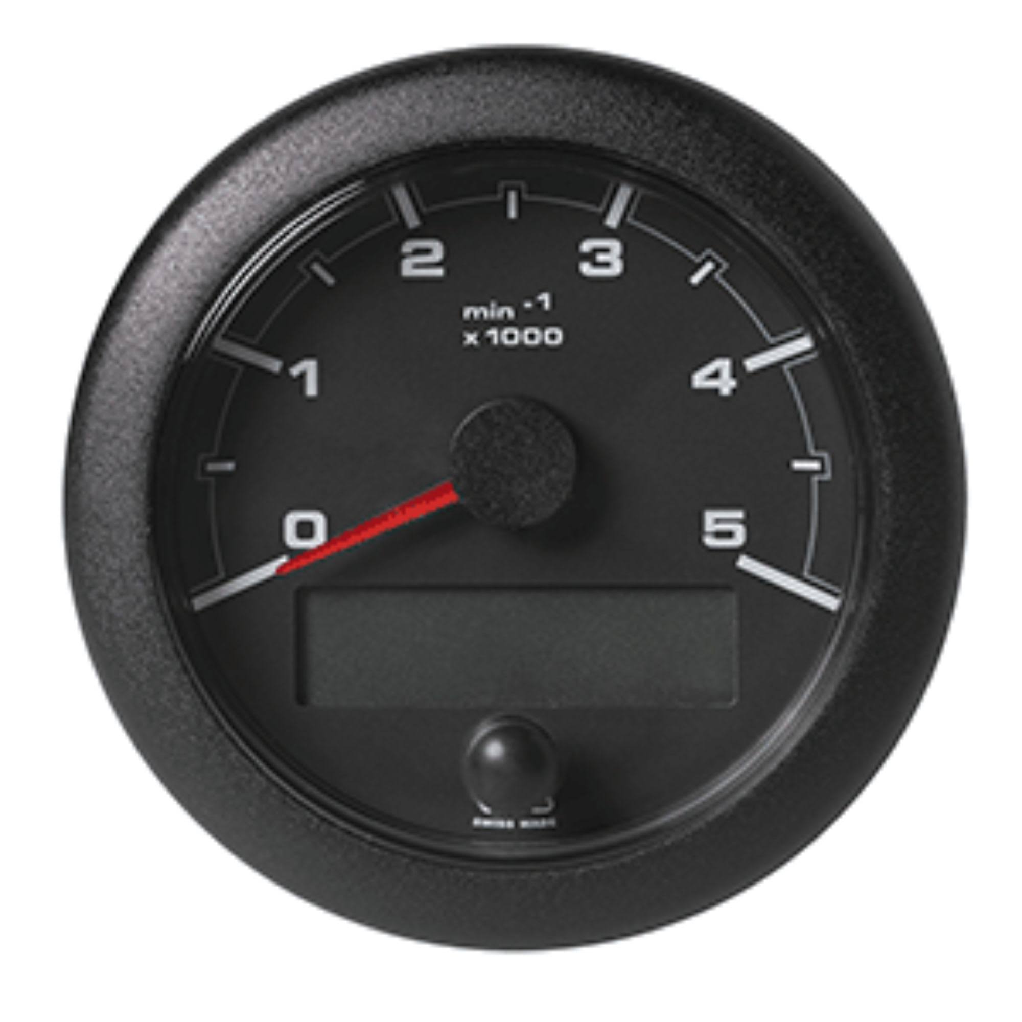 3-3/8x22 (85mm) NMEA 2000 Tachometer 5000 RPM Black Dial H184