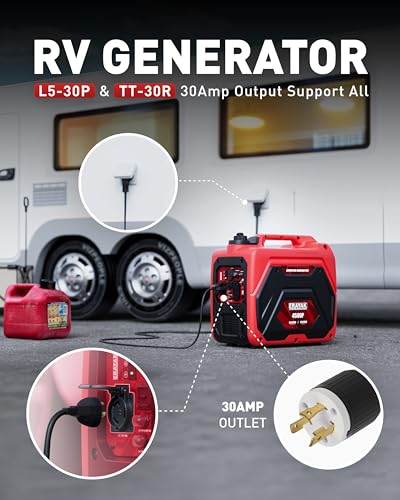 4500W Dual-Fuel Portable Inverter Generator U7551