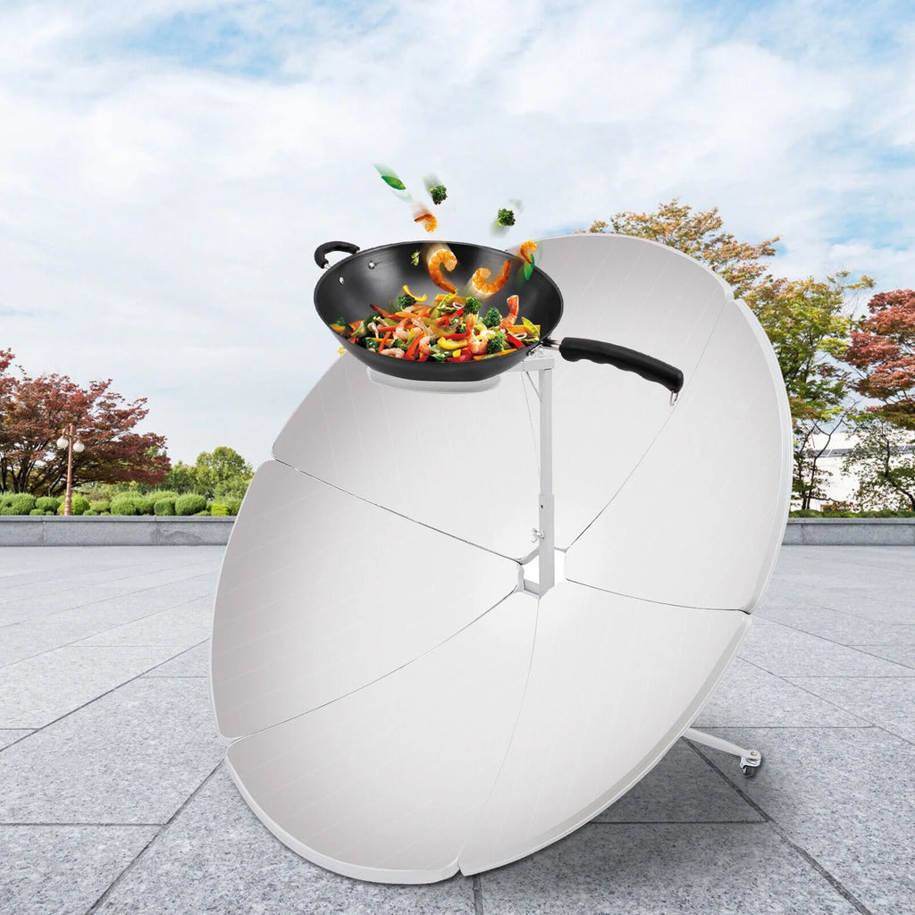 1800W Parabolic Solar Cooker Outdoor Camping Sun Oven U379