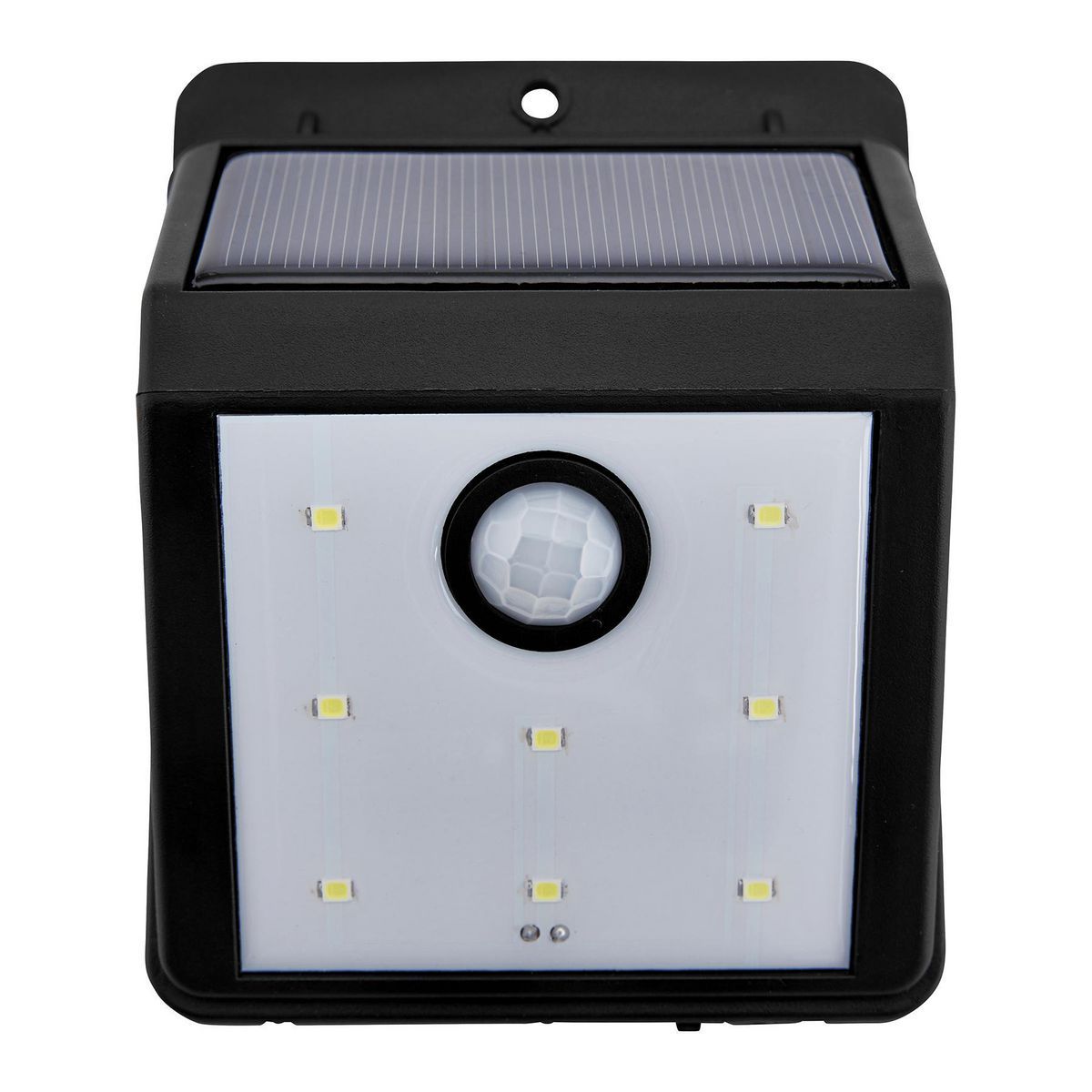 Black 115 Lumen Wall-Mount Solar Security Light C913922