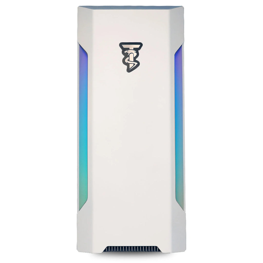 White AMD Ryzen 5 2600 NVIDIA RTX 3060 12GB 32GB DDR4 3200 RAM 1TB NVMe SSD Windows 11 Pro Gaming PC P196