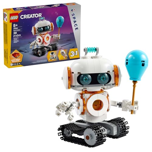 LEGO Creator 3 in 1 Space Robot Toy Building Kit, Ages 8+ K84597