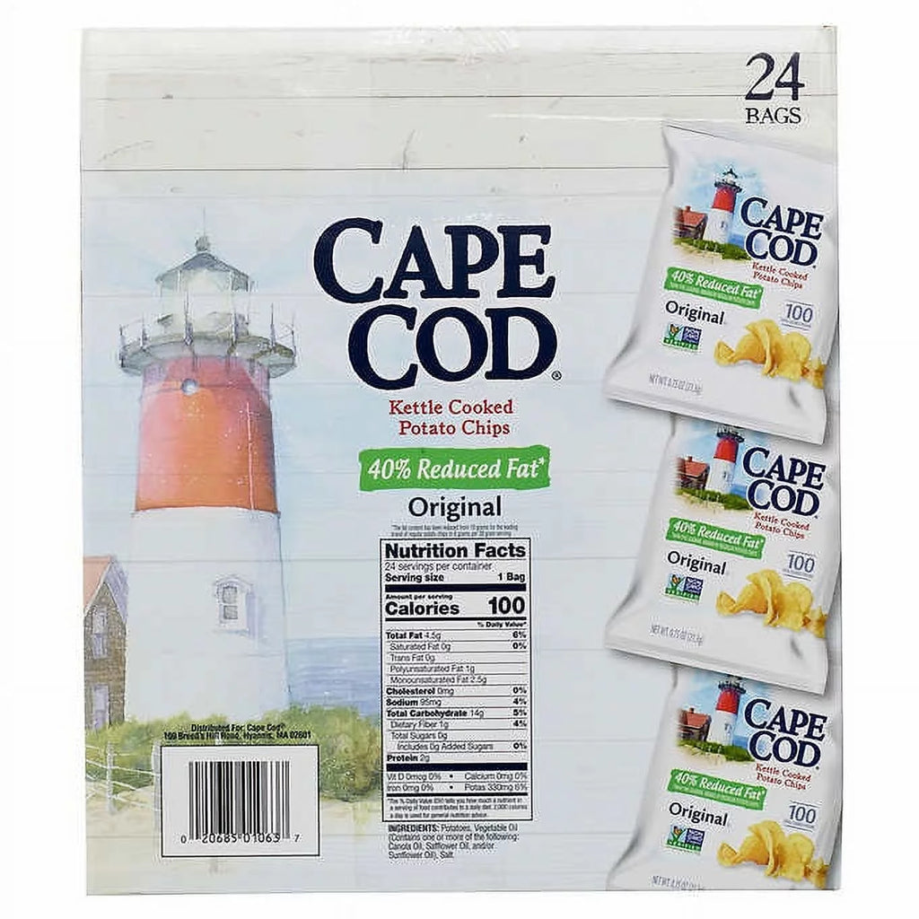 Original 0.75 oz 24-count Kettle Cooked Potato Chips Y255