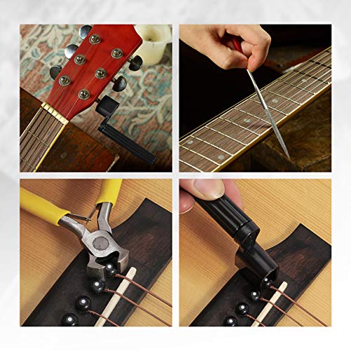 45 Pcs Guitar Repair Tool Kit with Carry Bag T8183