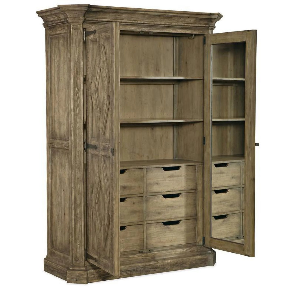 Vintage Barn Oak 2-Door Wood Wardrobe M23730
