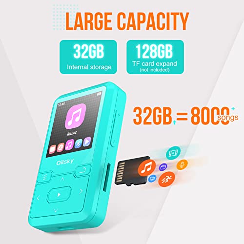 32GB Bluetooth MP3 Player with FM Radio R6029