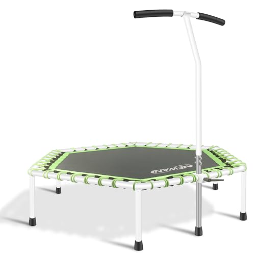 Fitness Trampoline with Adjustable Handle Bar, Max Limit 330 lbs X485683