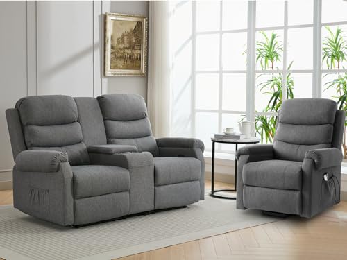 Brown Manual Reclining Loveseat Sofa G688679