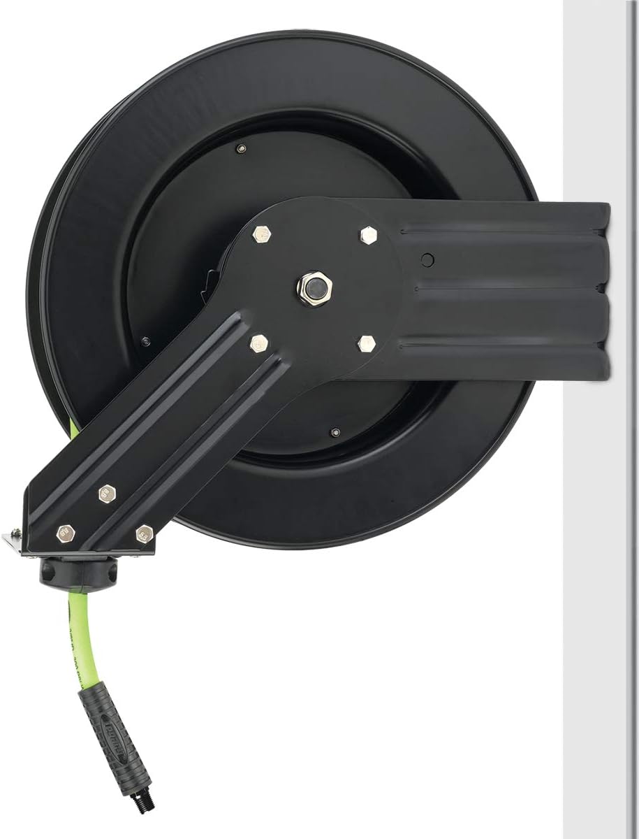 3/8 in. x 50 ft. Heavy Duty Hybrid Air Hose Reel Q87197