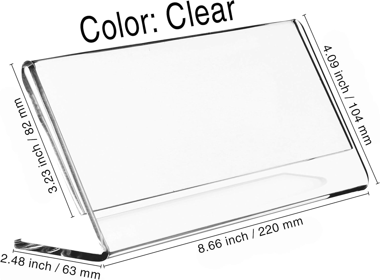 Acrylic License Table Frame A72786