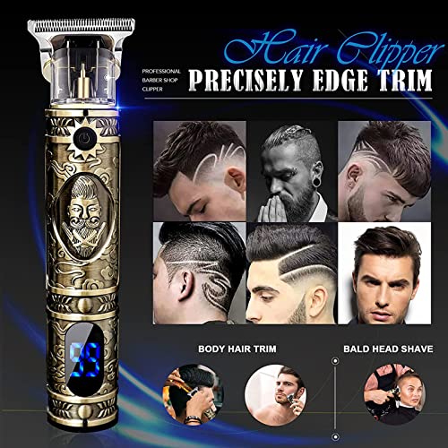 Professional Cordless Hair Clippers with LCD Display A992844