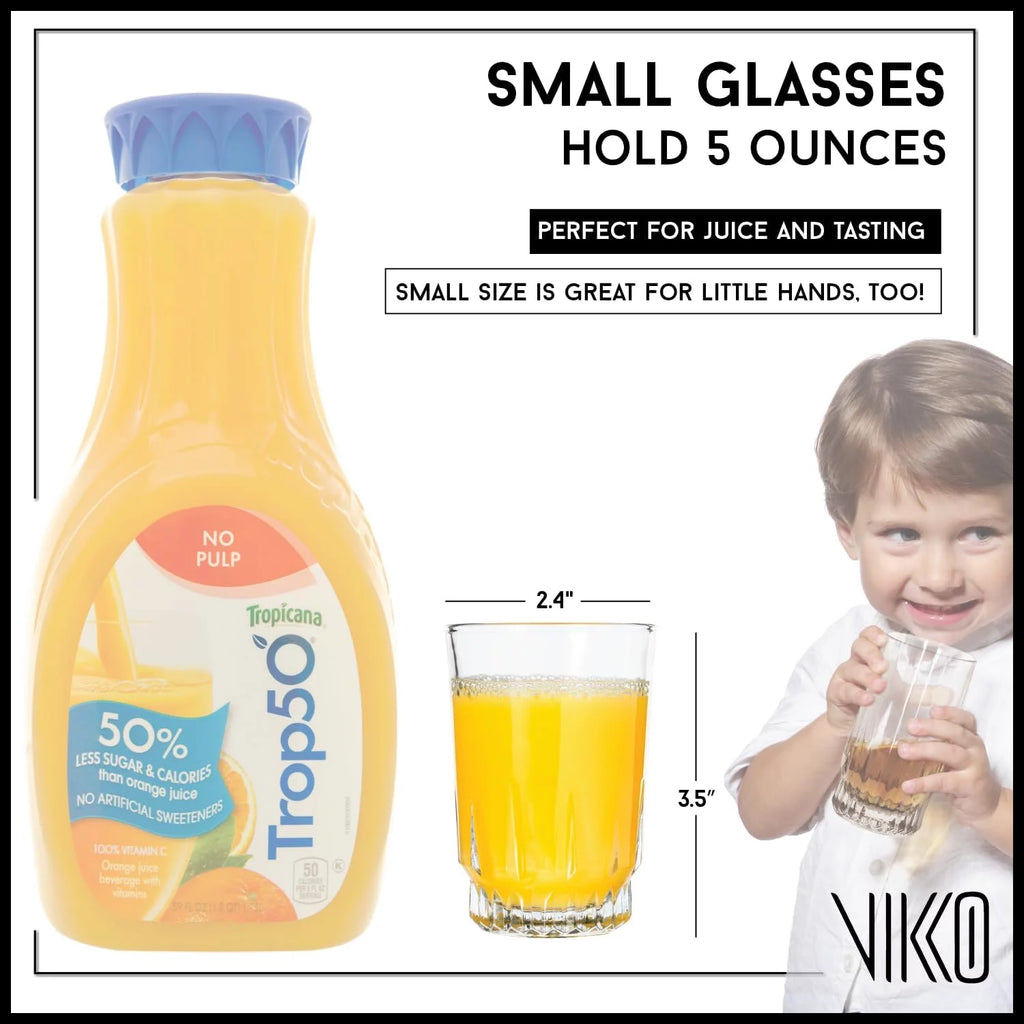 Set Of 6 Juice Glasses J199