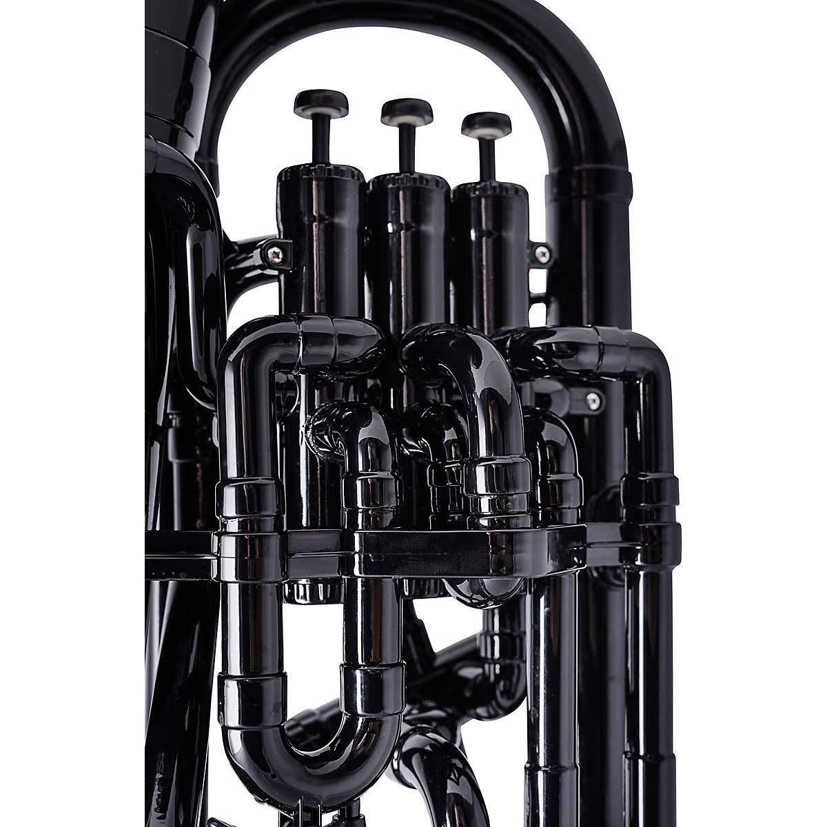 Black 4-Valve Plastic Euphonium X21458