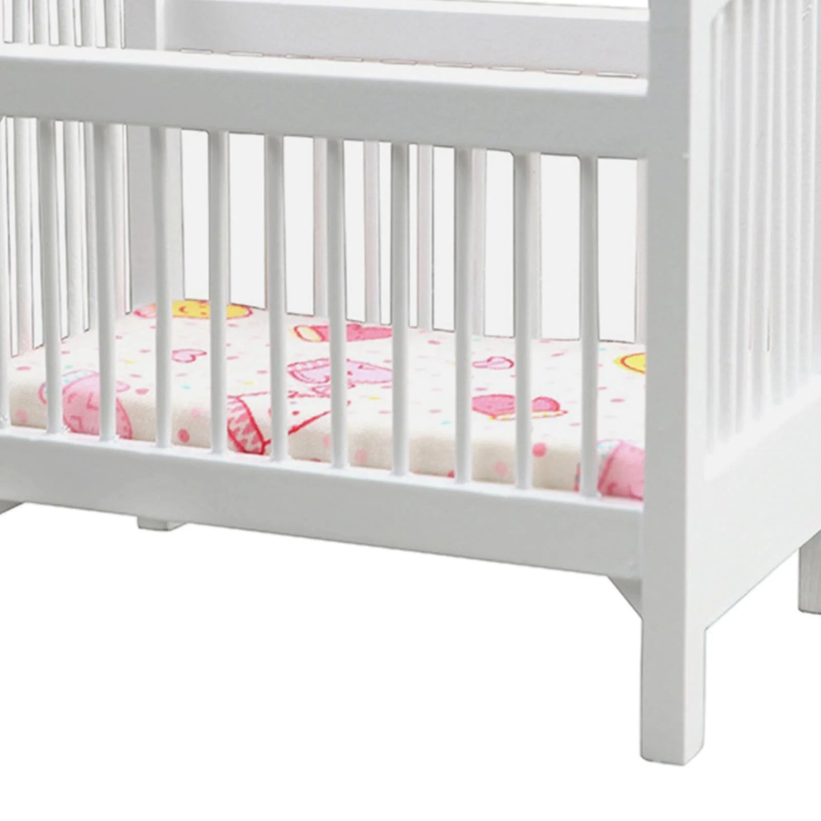 1/12 Scale Wooden Crib Furniture Set Y9983
