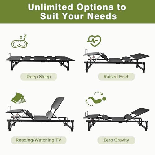 Queen Size Metal Adjustable Bed Frame J734