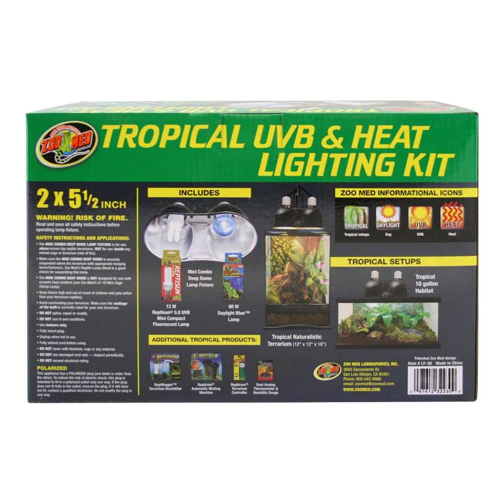 Tropical UVB Heat Lighting Kit X886