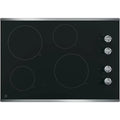 30 inch Stainless 4 Burner Electric Cooktop P90075