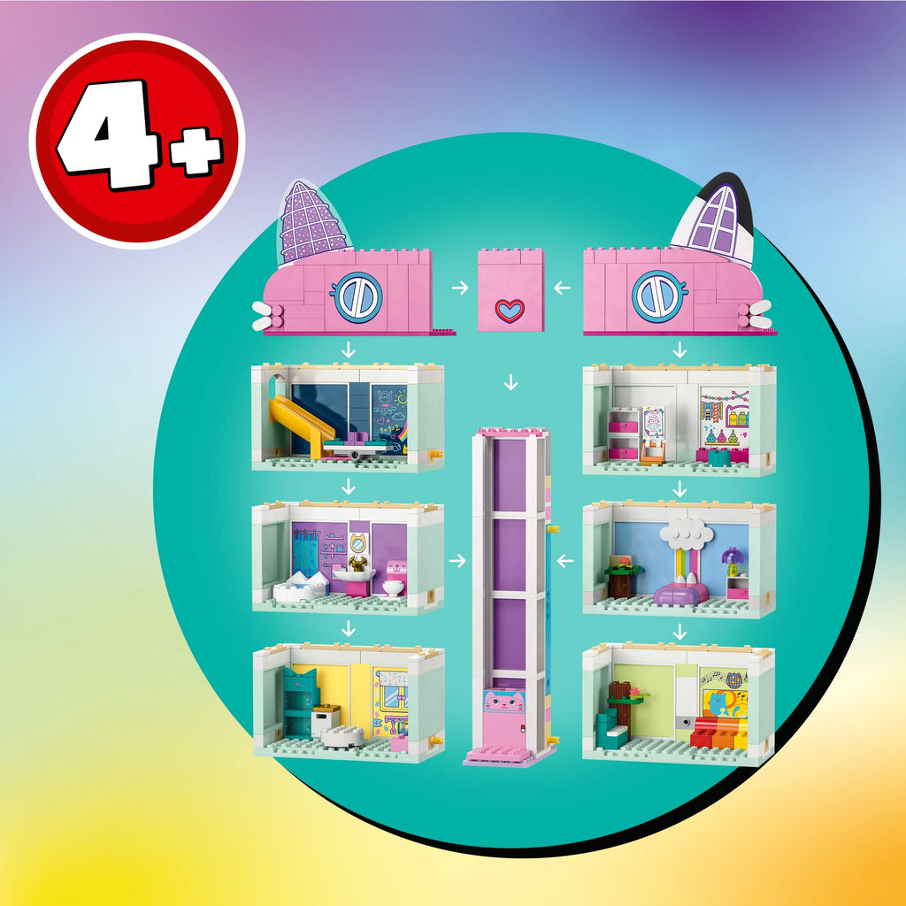 8-Room Building Toy Set Z2622
