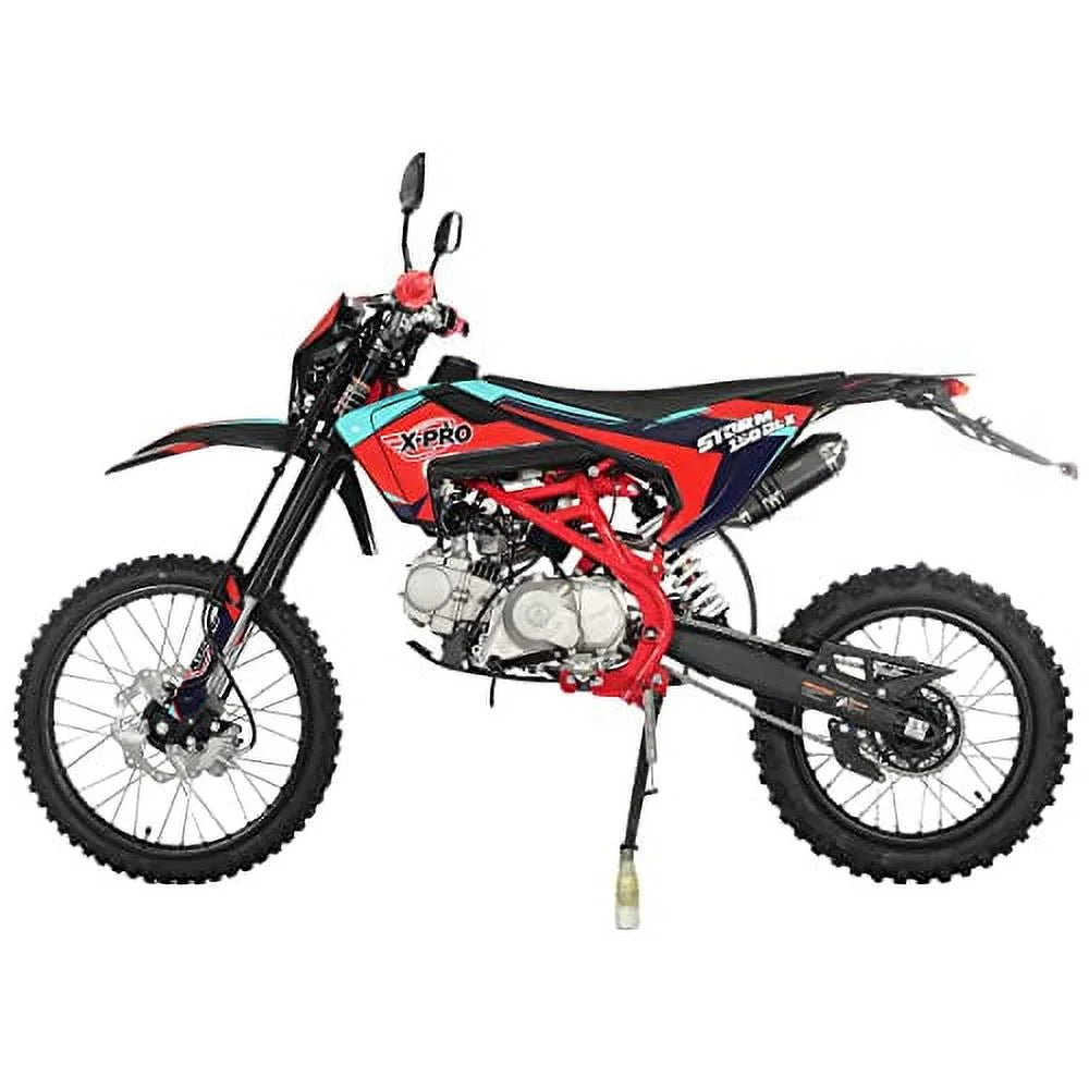 150cc Gas Dirt Bike with 4-Speed Manual Transmission, 19"/16" Tires Y155