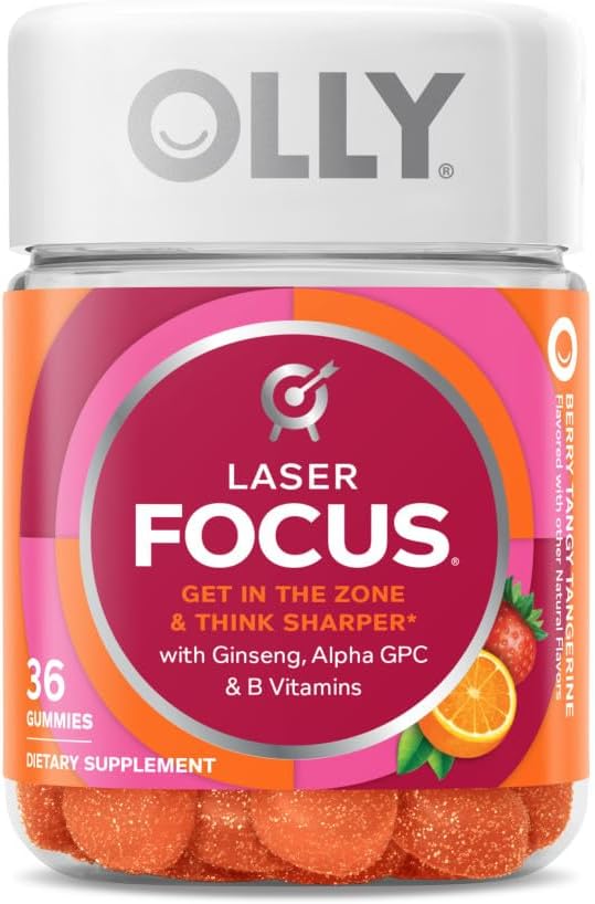36 Count Laser Focus Gummy & 90 Count Men's Multivitamin Gummy M901