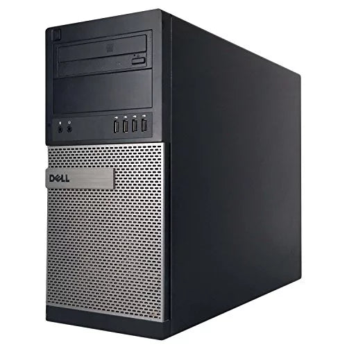 Pre-Owned Dell Optiplex 990 Tower Desktop Computer, Intel Quad Core i5 3.4GHz, 8GB RAM, 2TB HDD, DVD, WiFi, Windows 10 Pro 64 Bit Q4185