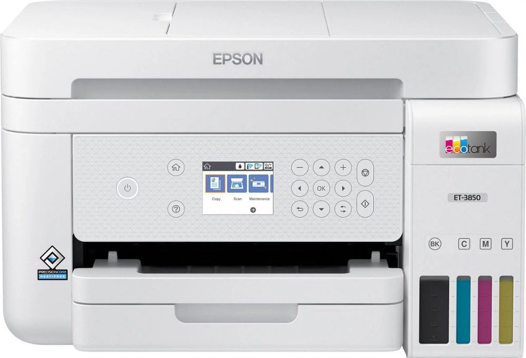 White All-in-One Inkjet Printer with Scanner, Copier I7755