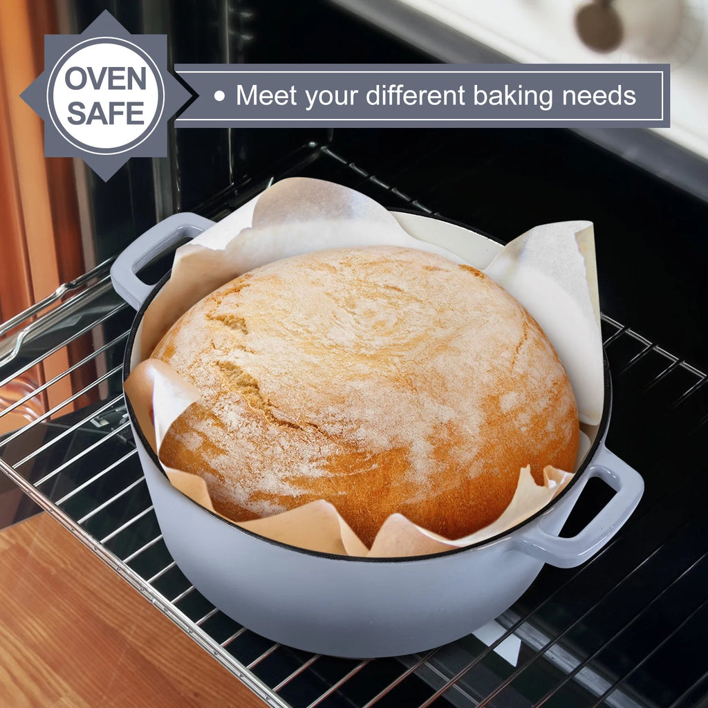 2-in-1 Enameled Cast Iron Dutch Oven with Skillet Lid, 5 Quart S505654