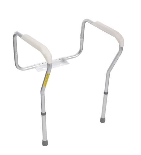 Height Adjustable Standing Toilet Safety Rail with Foam Handles N661