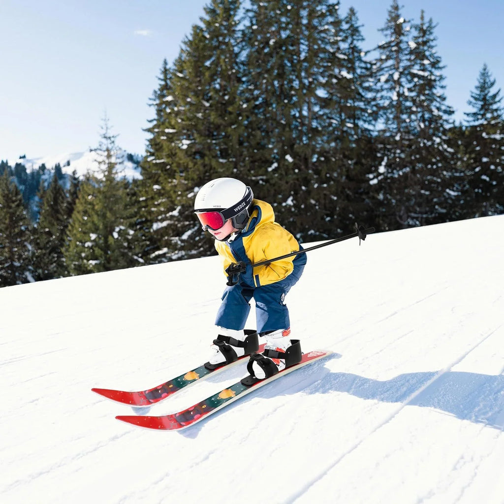 Blue Kids' Ski Set with 2 Ski Boards and 2 Poles I6026