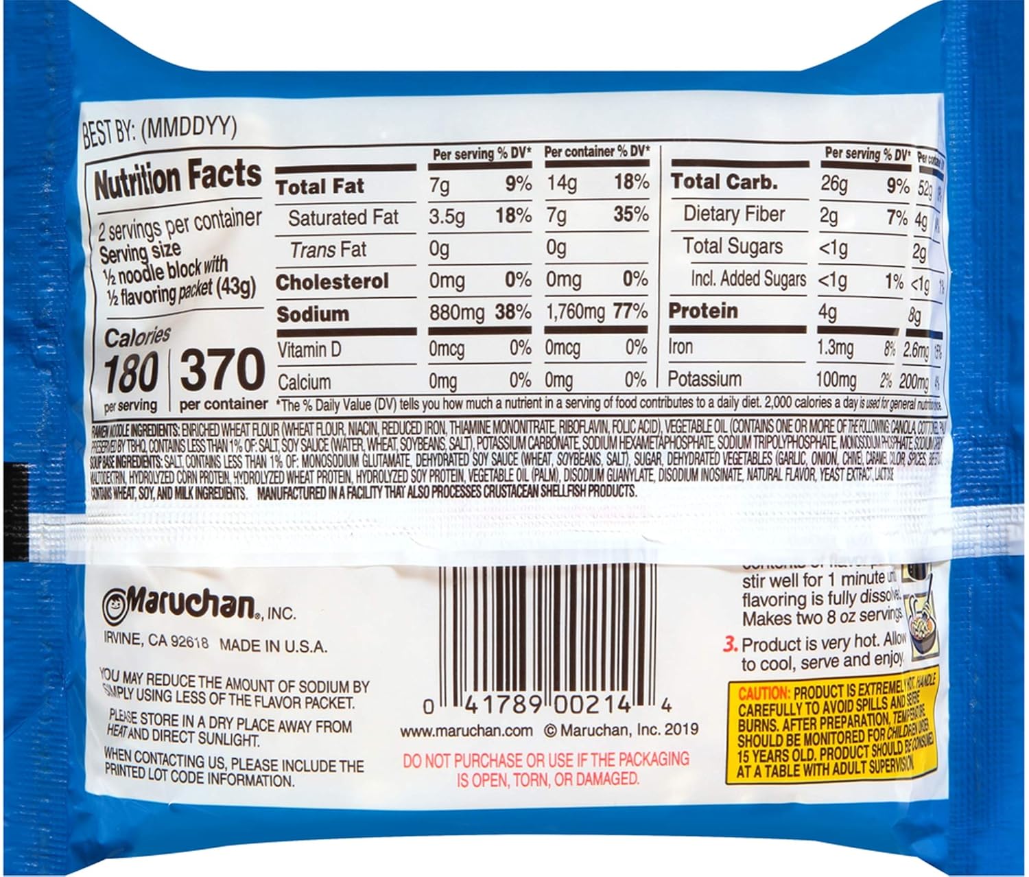 Soy Sauce Ramen 3 oz (24pk) K700315