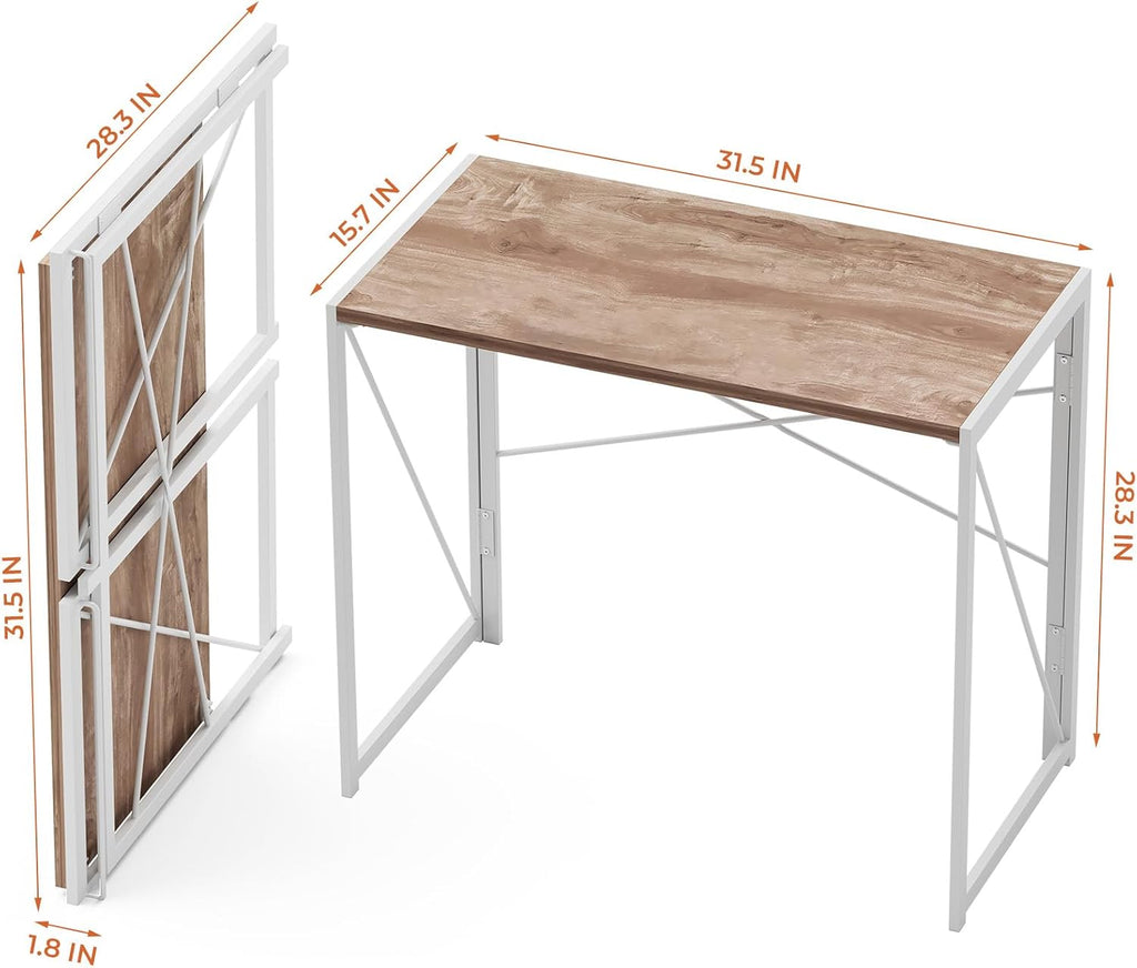 31.5 inch Folding Desk with Led Lights W2462
